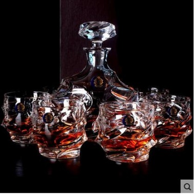 品质水晶玻璃威士忌杯 创意洋酒杯 红酒杯白兰地杯酒具套