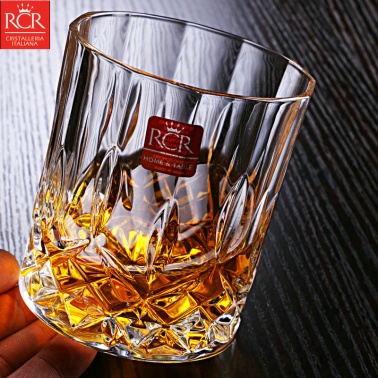 6只意大利RCR进口水晶玻璃创意威士忌烈酒杯洋酒杯