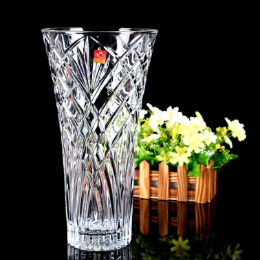 意大利进口RCR奥吉地无铅玻璃花瓶花插欧式透明摆件结婚礼品