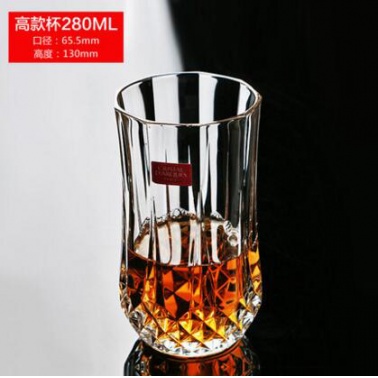 6只法国CDA进口水晶玻璃创意威士忌烈酒杯洋酒杯