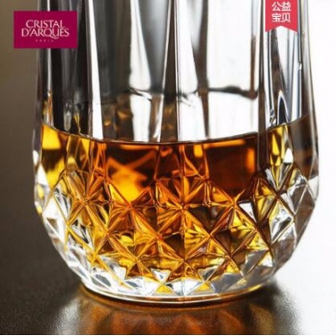 6只法国CDA进口水晶玻璃创意威士忌烈酒杯洋酒杯